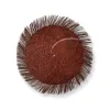Rustic handwoven dyed Harakeke traditional Maori Porohita by New Zealand artist Bernie Ross, available at The Little Gallery Whangamata